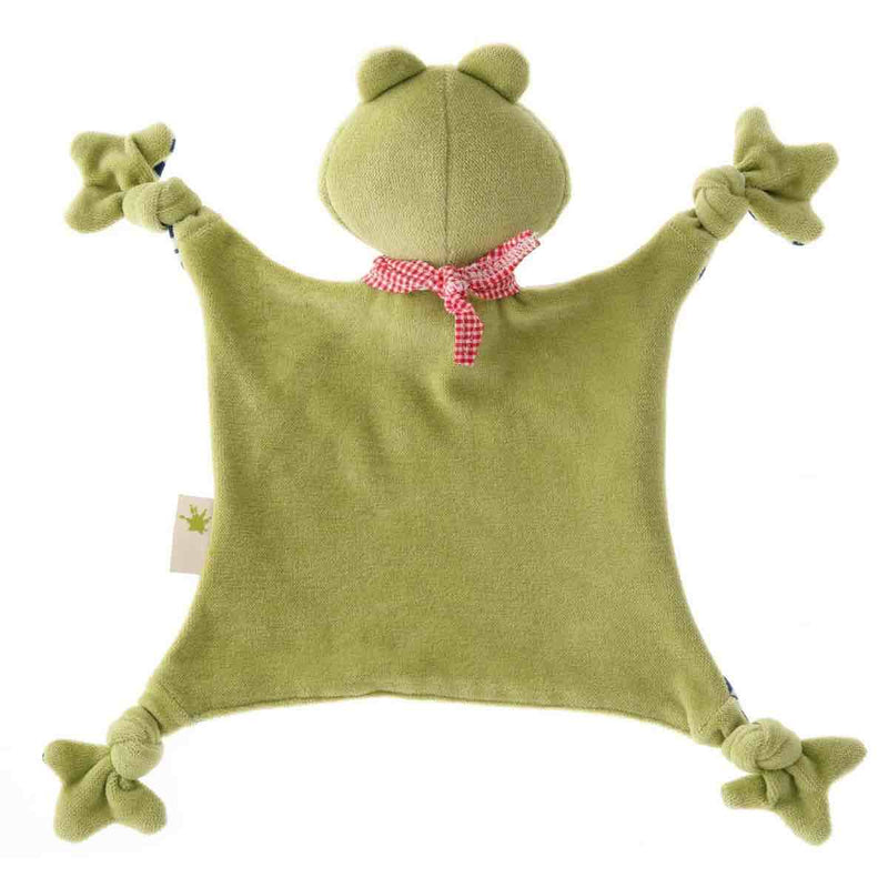 Doudou coton bio plat à nœuds grenouille écolo 27 cm – 100% naturel - dès la naissance - doudou - Sigikid Green - Nature For Kids - 4