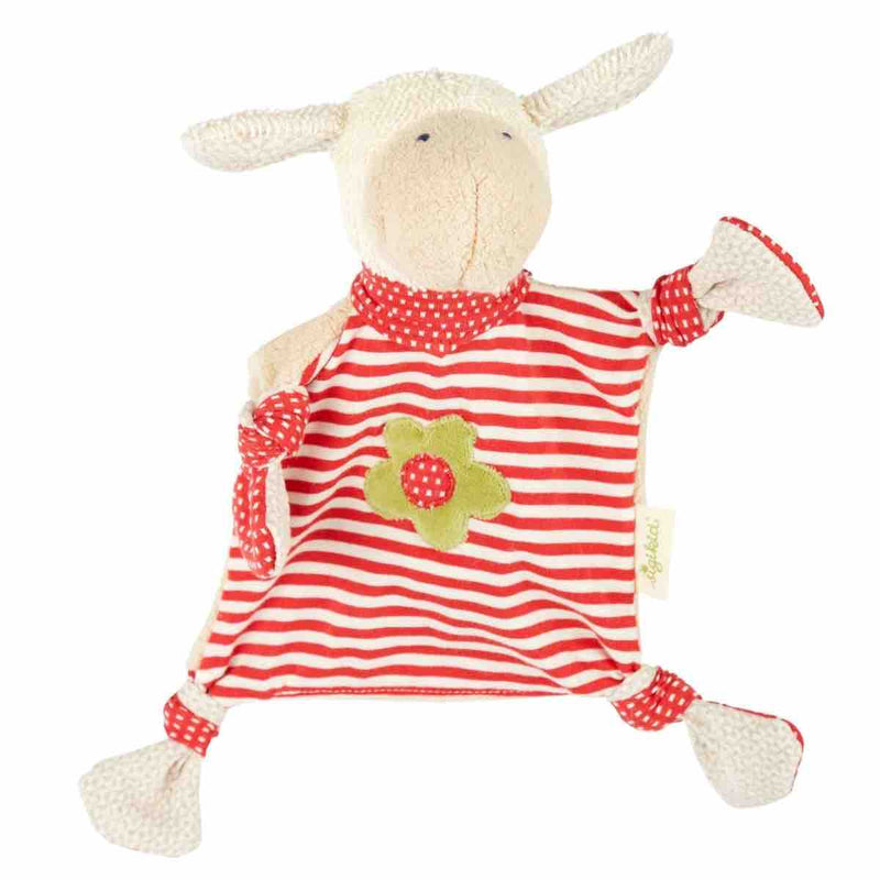 Doudou coton bio plat à nœuds mouton écolo 26 cm – 100% naturel - dès la naissance - doudou - Sigikid Green - Nature For Kids - 5