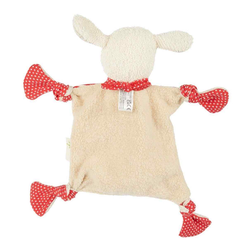 Doudou coton bio plat à nœuds mouton écolo 26 cm – 100% naturel - dès la naissance - doudou - Sigikid Green - Nature For Kids - 1