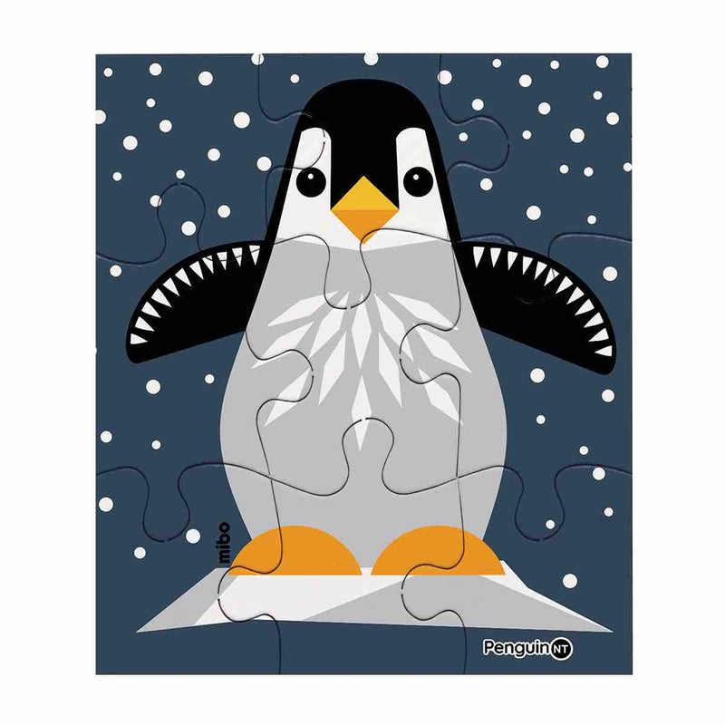 Puzzle Pingouin neige – 9 pièces – dès 3 ans - Jeux sains et écologiques - Coq en Pâte - Nature For Kids - 2