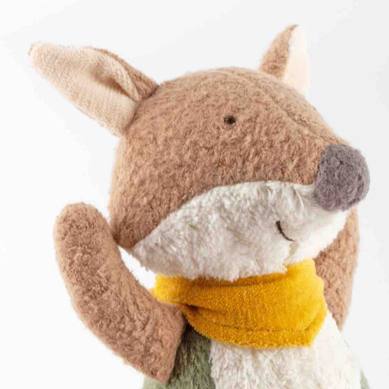 Renard musical green écolo 22 cm – 100% naturel - dès la naissance - Peluche musicale - Sigikid Green - Nature For Kids - 7