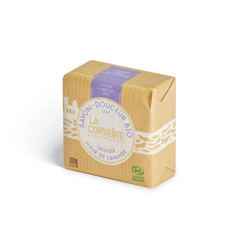 Savon Douceur Bio FLEUR DE LAVANDE – 100g - dès 3 ans - Savon - La Corvette - Nature For Kids - 1