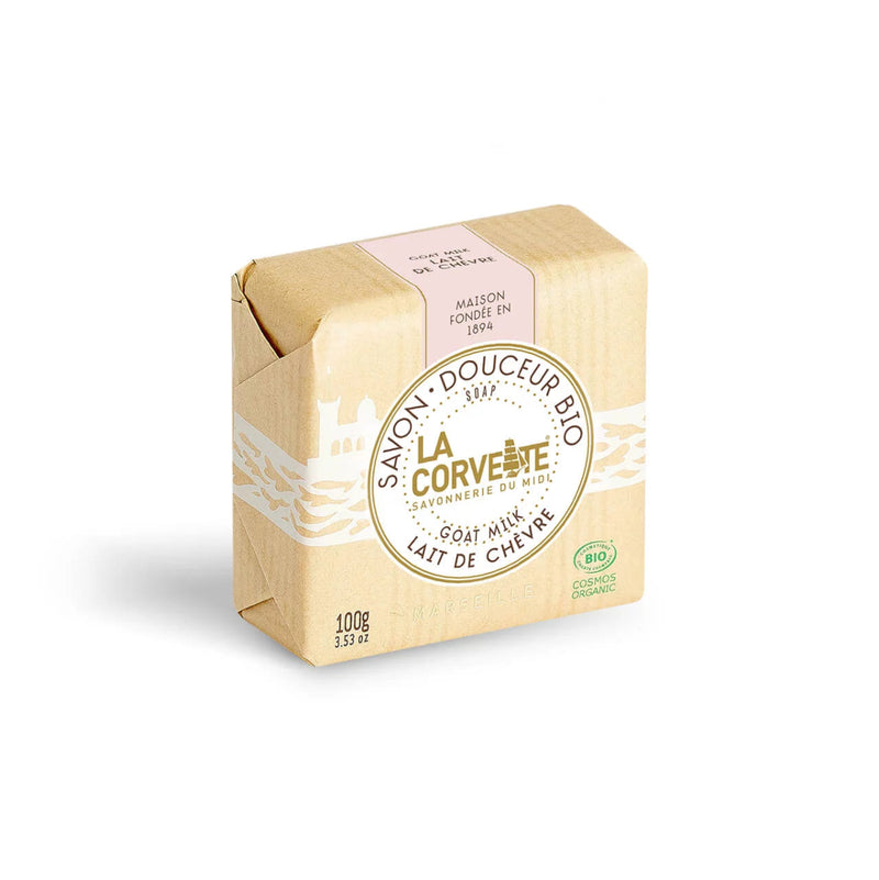 Savon Douceur Bio LAIT DE CHEVRE – 100g - dès la naissance - Savon - La Corvette - Nature For Kids - 2