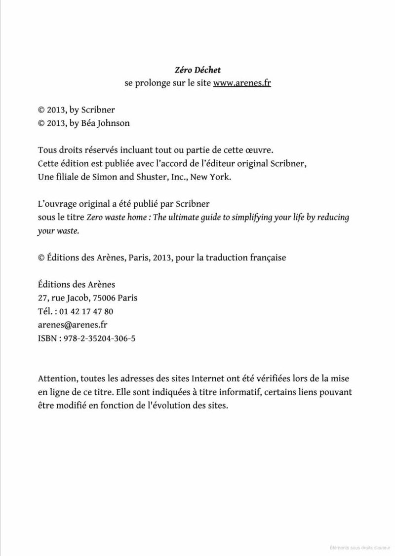 Zéro déchet – 100 astuces pour alléger sa vie de Béa Johnson – Ed J’ai Lu - 12+ - Livre adulte - J'ai Lu Editions - Nature For Kids - 3