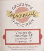 Vinaigre de nettoyage 14° dans sa bouteille en verre de 1L - vrac-Default Title-Vrac-Droguerie Renouvelle-Nature For Kids-1