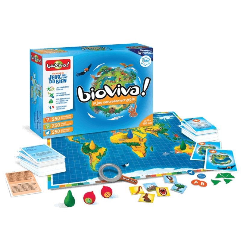 Bioviva - Le Jeu naturellement drôle - de 8 à 108 ans--Jeux de société-Bioviva-Nature For Kids-1