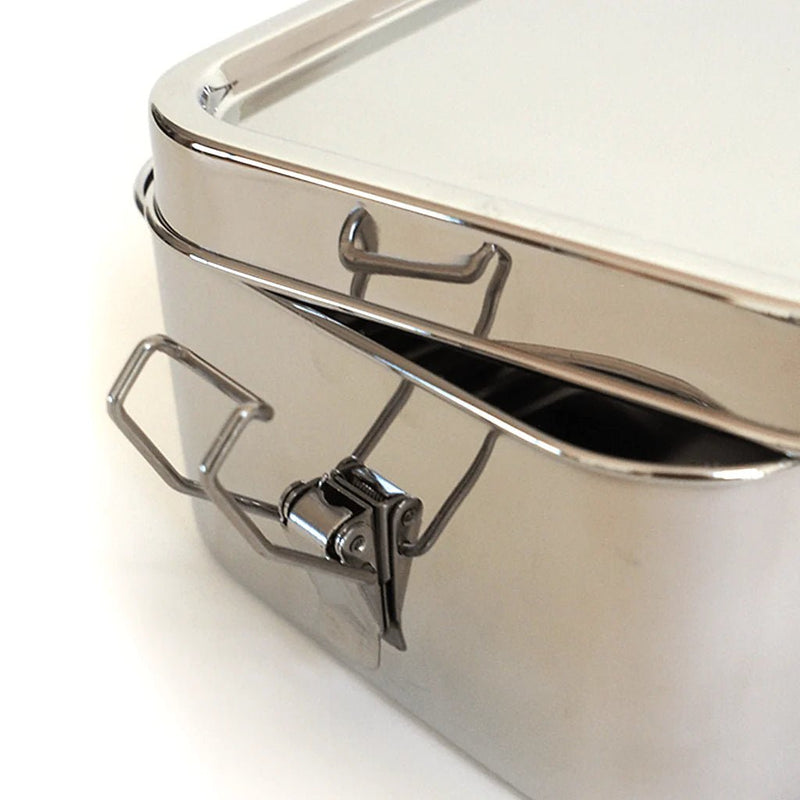 Boîte à lunch / Bento rectangulaire étanche en acier inoxydable de 1200 ml – à partir de 5 ans--Boîte à lunch-ECOlunchbox-Nature For Kids-5