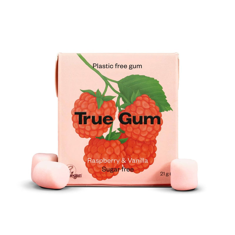 Boîte de Chewing-gum naturel et sans plastique – framboise & vanille--Friandises-True Gum-Nature For Kids-2