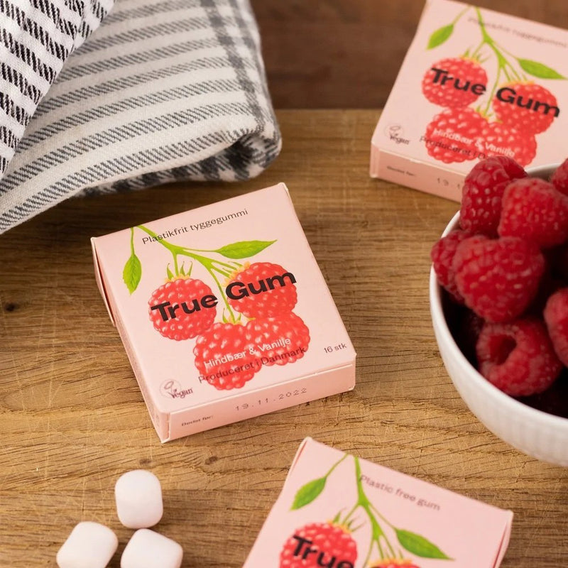 Boîte de Chewing-gum naturel et sans plastique – framboise & vanille--Friandises-True Gum-Nature For Kids-7