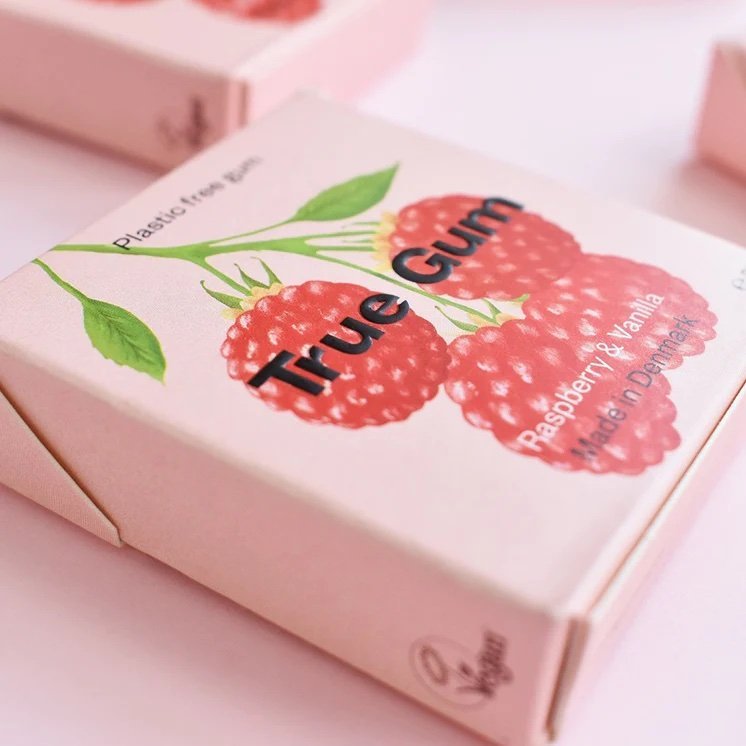 Boîte de Chewing-gum naturel et sans plastique – framboise & vanille--Friandises-True Gum-Nature For Kids-5