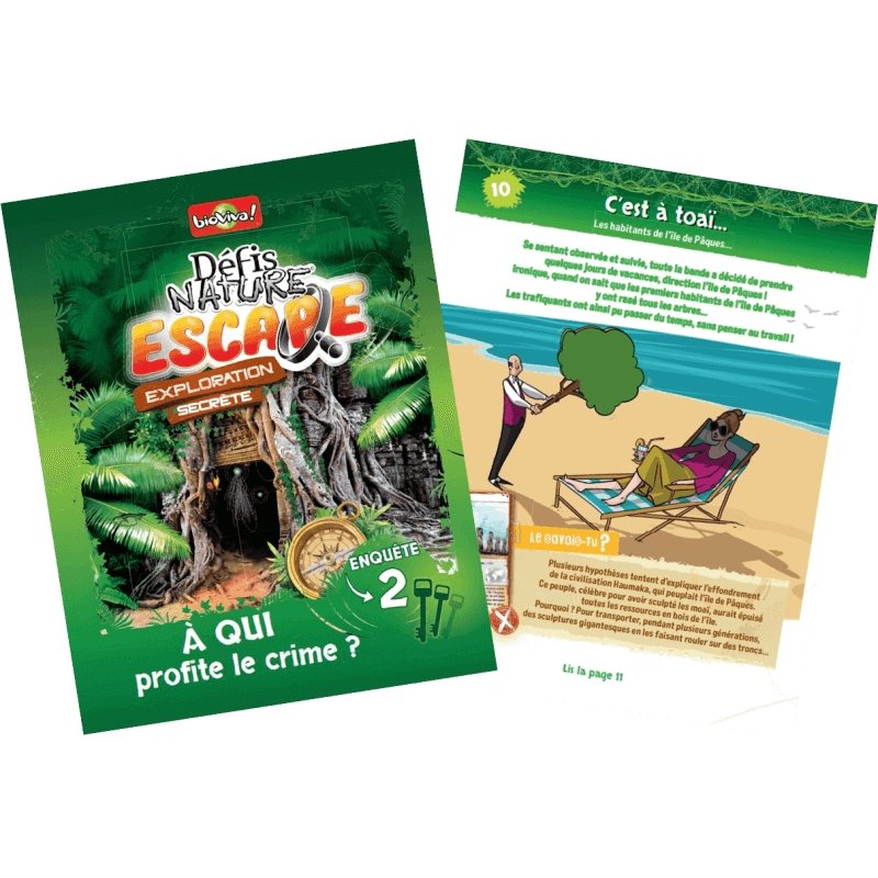 Défis Nature Escape – Exploration secrète - dès 7 ans--Jeux de société-Bioviva-Nature For Kids-4