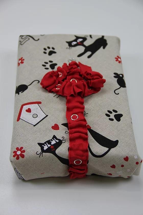 Emballage cadeau réutilisable - "Amour de chat" - M-Default Title-Cadeau-Besurprise-Nature For Kids-6