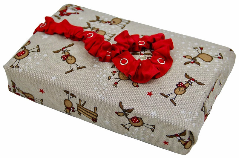 Emballage cadeau réutilisable - "Rudolphe" (Spécial Noël)- L-Default Title-Cadeau-Besurprise-Nature For Kids-2