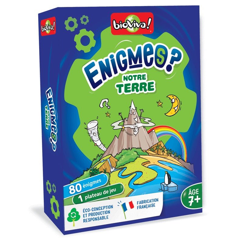 Énigmes – Notre Terre - à partir de 7 ans--Jeux de société-Bioviva-Nature For Kids-2