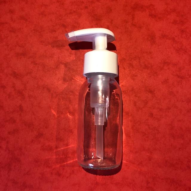 Flacon pompe en verre réutilisable et idéal pour votre vrac - à partir de 6 ans-Flacon pompe en verre réutilisable de 60ml-Vrac-Grimoire de Mélusine-Nature For Kids-1