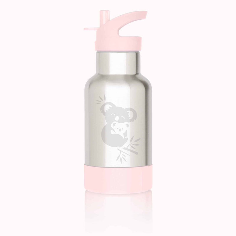 Gourde bouteille inox isotherme – FUNKY 350 – pour les jeunes aventuriers – dès 2 ans-Koala rose-Gourde-GASPAJOE-Nature For Kids-1