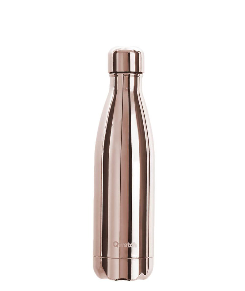 Gourde bouteille isotherme en inox - Metallic Rose Gold - 500 ml-Default Title-Gourde-Qwetch-Nature For Kids-1