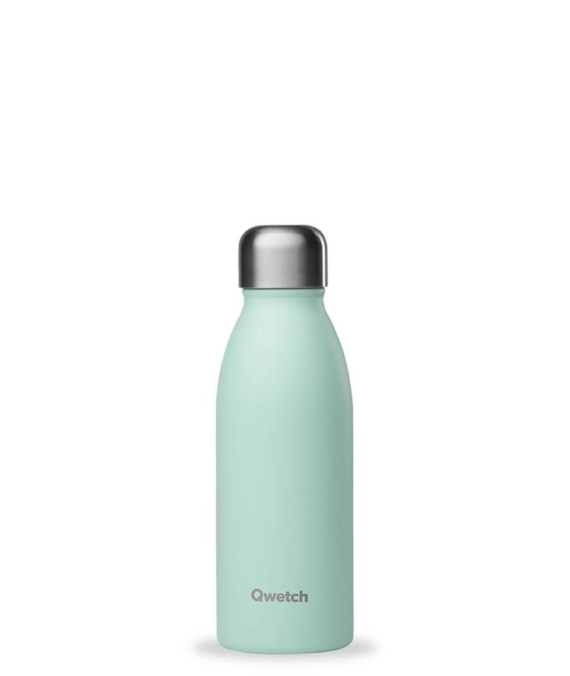 Gourde bouteille Simple inox - Pastel Vert - 500 ml--Gourde-Qwetch-Nature For Kids-1