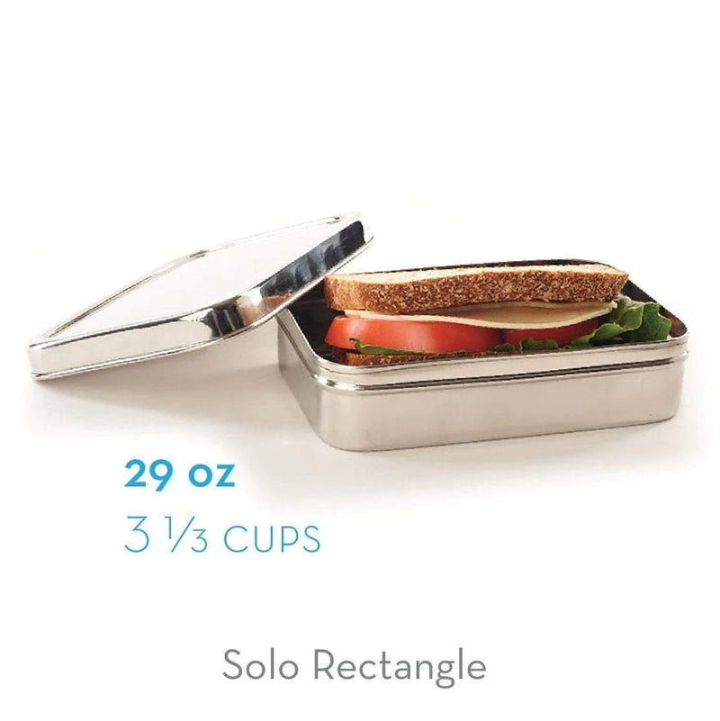 Lunchbox Solo rectangle 100% inox (858 ml) – dès 4 ans--Boîte à lunch-ECOlunchbox-Nature For Kids-6