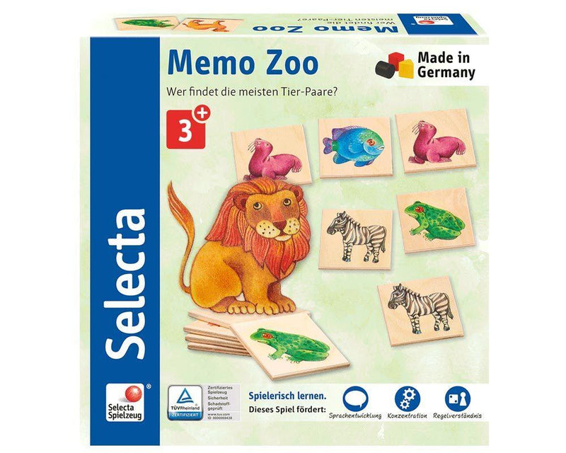 Mémo zoo en bois - 36 pièces - à partir de 3 ans / 36 mois-Default Title-jeux en bois-Selecta-Nature For Kids-4