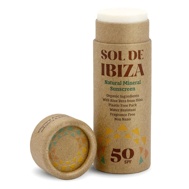 Stick de protection Solaire Bio et Vegan pour enfants & adultes – SPF 50 – 45g - à partir de 2 ans--Protection solaire-Sol De Ibiza-Nature For Kids-1
