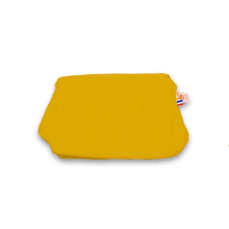 Trousse de toilette en Coton Bio - divers coloris-Vichy orange-Rangements pour bébé-Papate-Nature For Kids-9