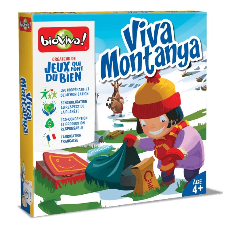Viva Montanya - Préservons la montagne tous ensemble ! - dès 4 ans--Jeux de société-Bioviva-Nature For Kids-2